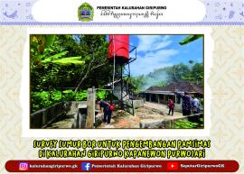 SURVEY SUMUR BOR DI PADUKUHAN KARANGNONGKO